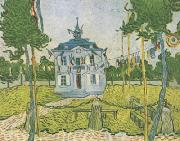 Vincent Van Gogh Auvers Town Hall on 14 july 1890 Germany oil painting artist